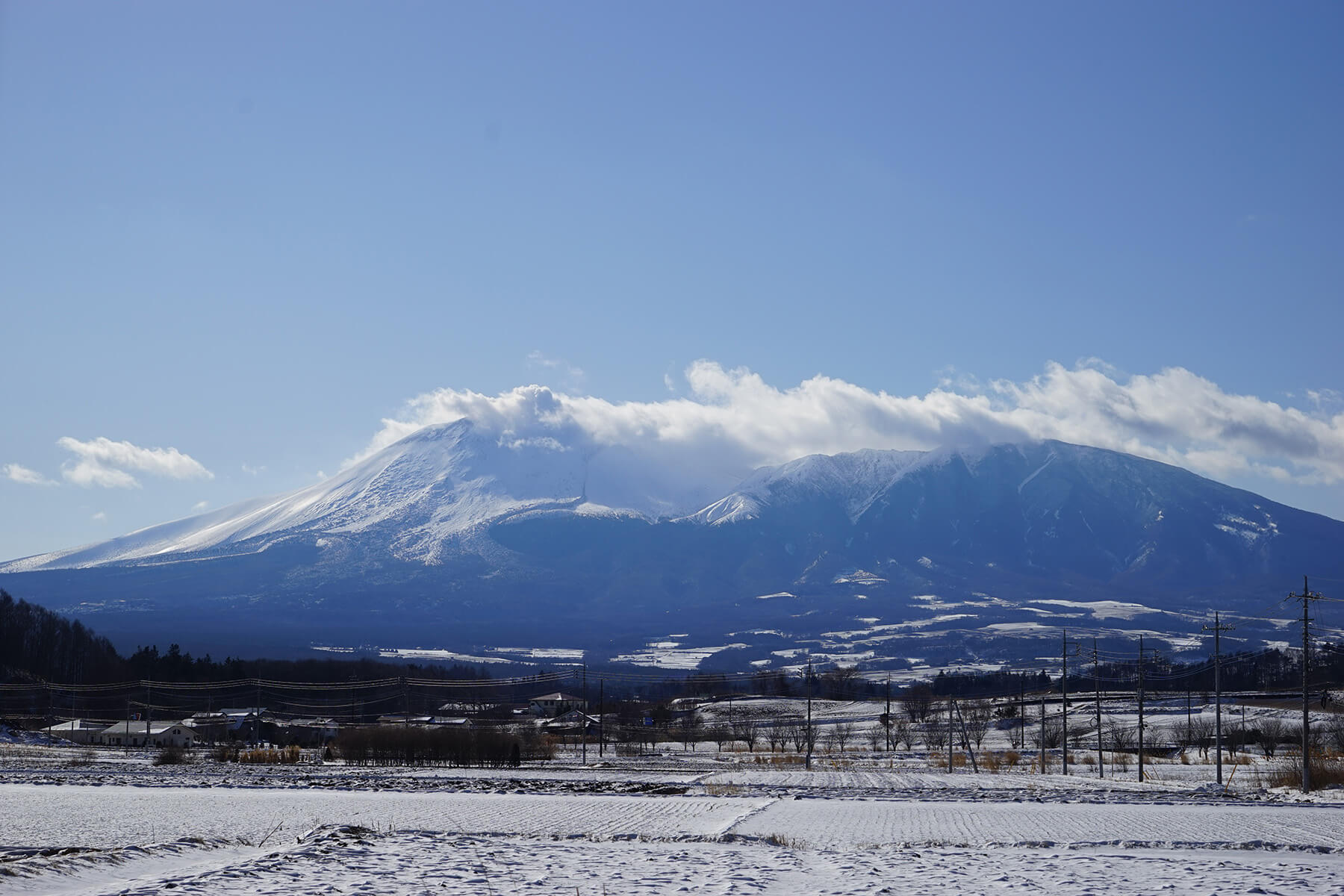 浅間山　冬